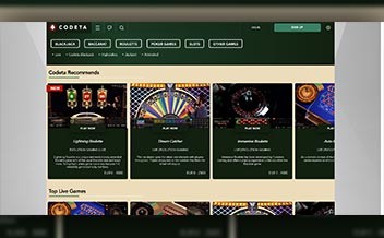 Screenshot 2 Codeta Casino