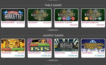 Screenshot 1 Free Spins Casino