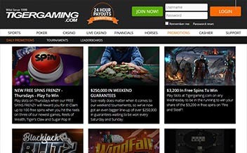 Screenshot 2 Tiger Gaming Casino