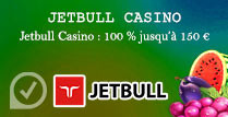 Jetbull Casino: 100% jusqu’à 150€